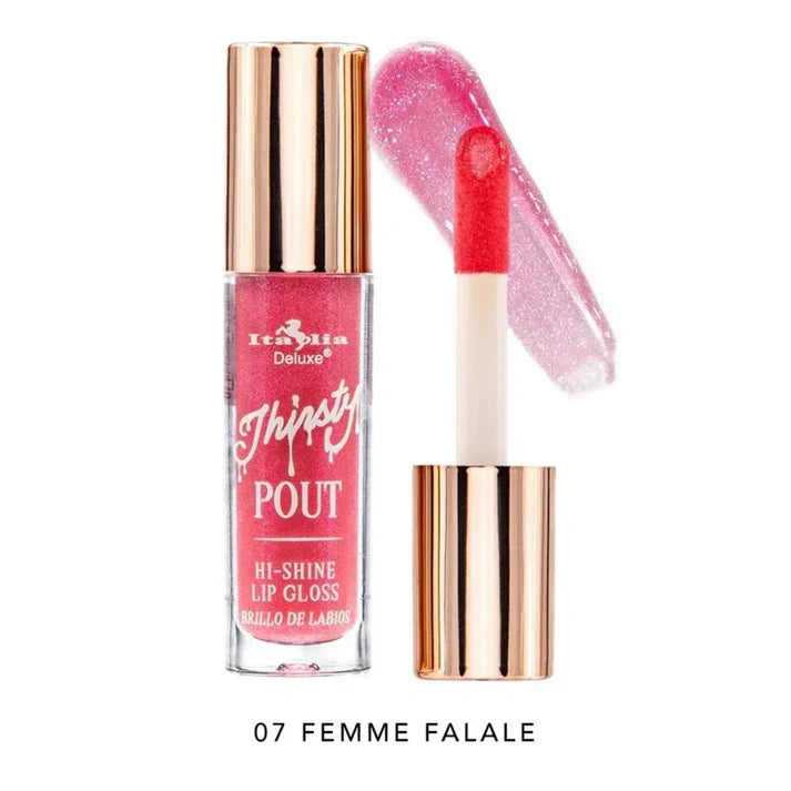 ITALIA DELUXE - Thirsty Pout Hi-Shine Lip Gloss