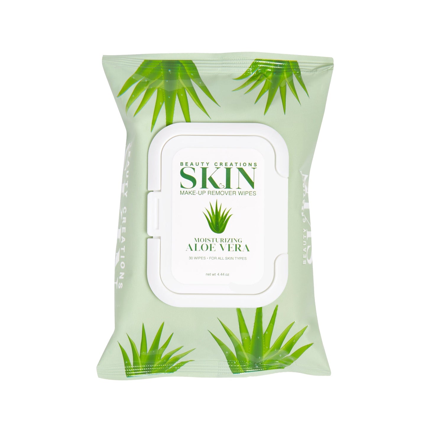 BEAUTY CREATIONS - TOALLITAS REMOVEDORAS DE MAQUILLAJE ALOE VERA