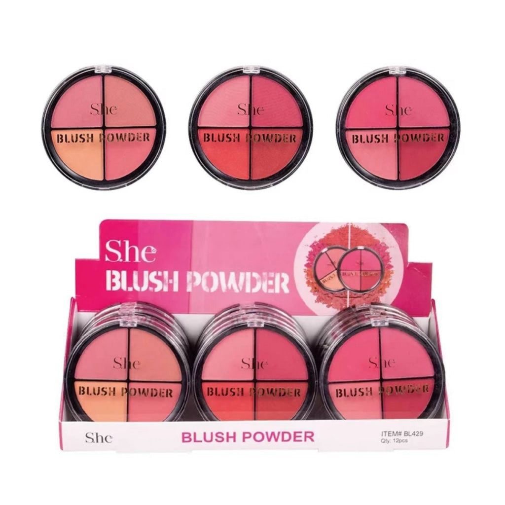 Paleta de Rubor en Polvo "She Blush Powder"