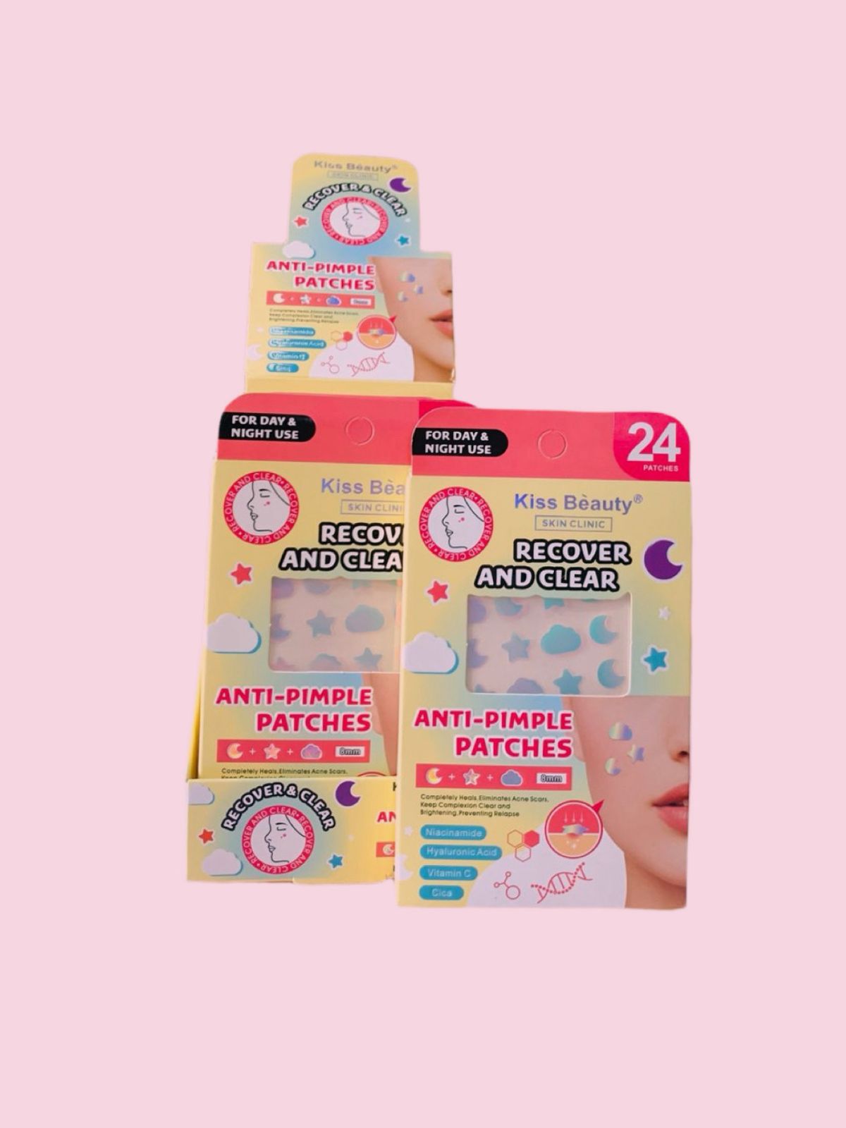 Parches Para Acne Forma de Estrellitas KISS BEAUTY