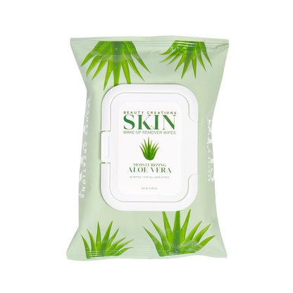 BEAUTY CREATIONS - TOALLITAS REMOVEDORAS DE MAQUILLAJE ALOE VERA