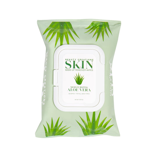 BEAUTY CREATIONS - TOALLITAS REMOVEDORAS DE MAQUILLAJE ALOE VERA