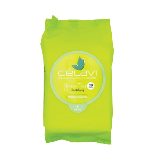 CELAVI - TOALLAS DESMAQUILLANTES GREEN TEA