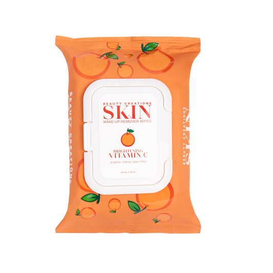 BEAUTY CREATIONS - TOALLITAS REMOVEDORAS DE MAQUILLAJE VITAMINA C