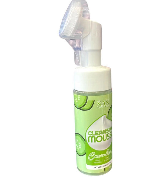 Jabón facial líquido SAS Cleansing Mousse Pepino