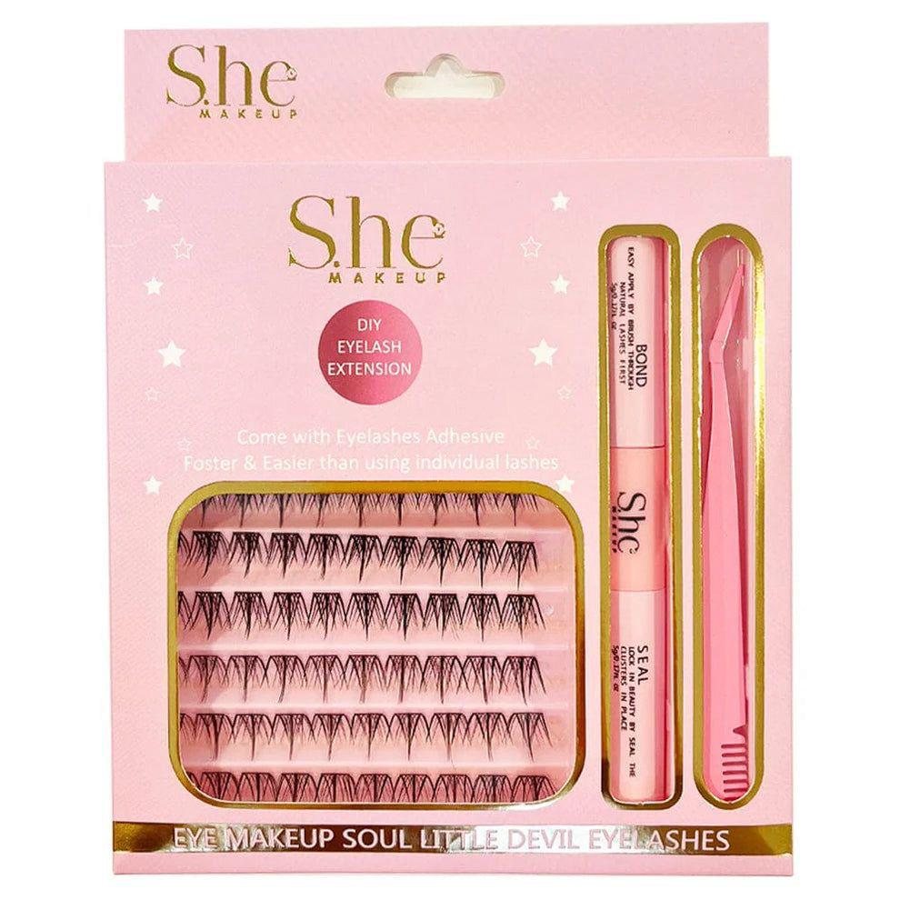 Set De Pestañas -SHE