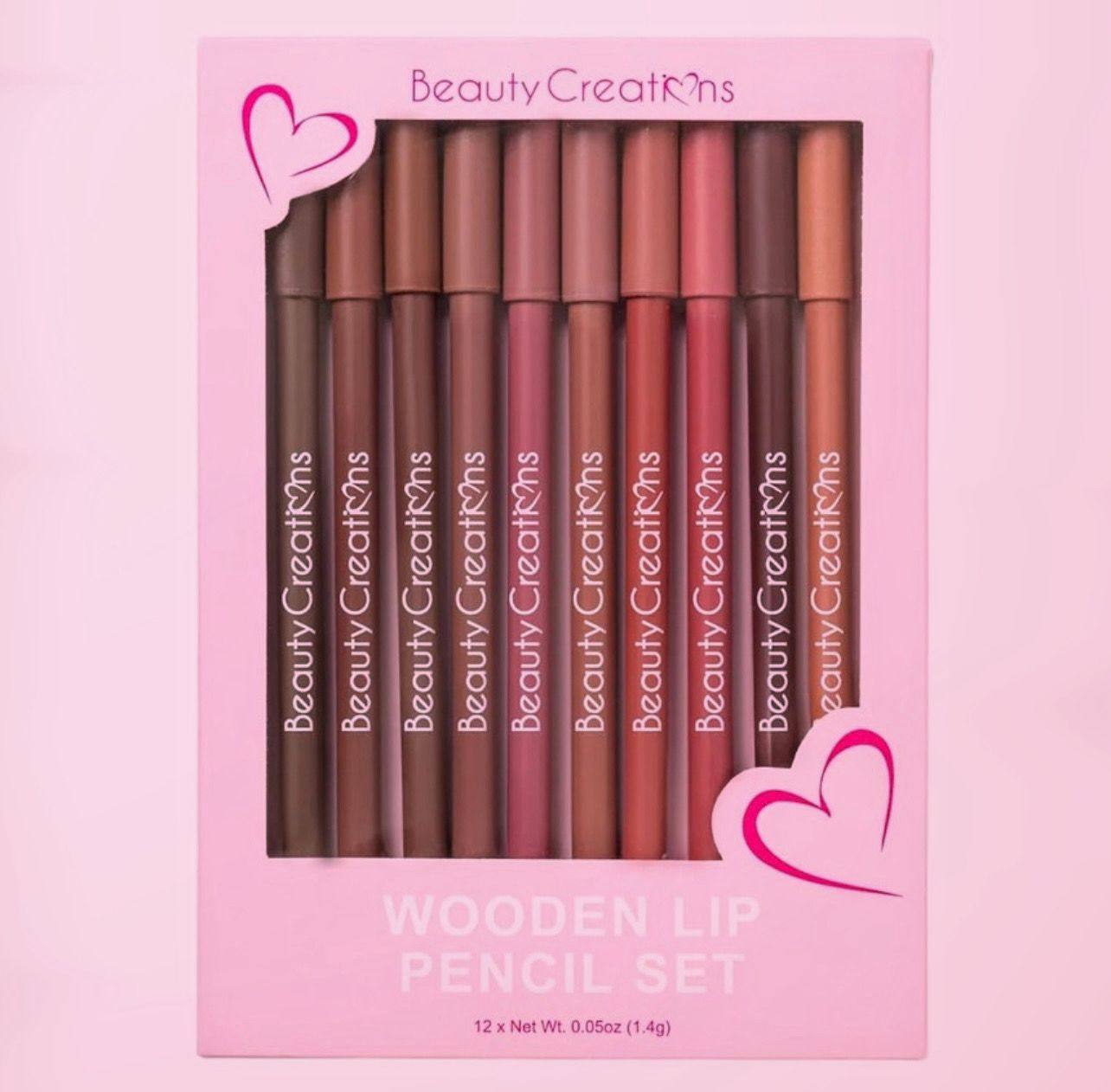 Set de 12 Delineadores Labiales Beauty Creations
