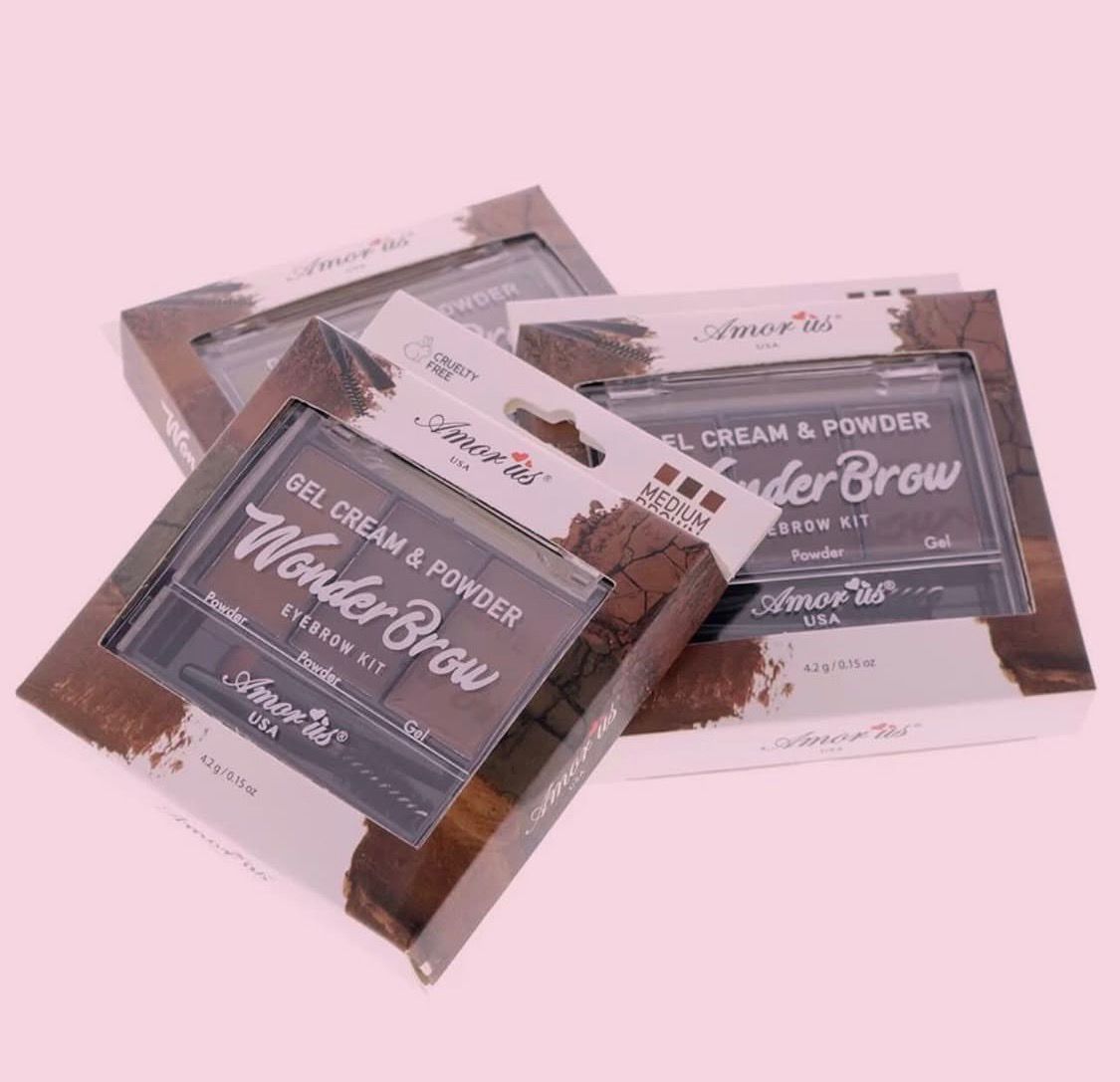 Gel Cream y Powder - Pomada y Sombra Para Cejas Amor'Us