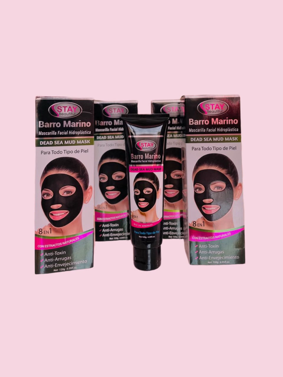 Mascarilla Negra Barro Marino