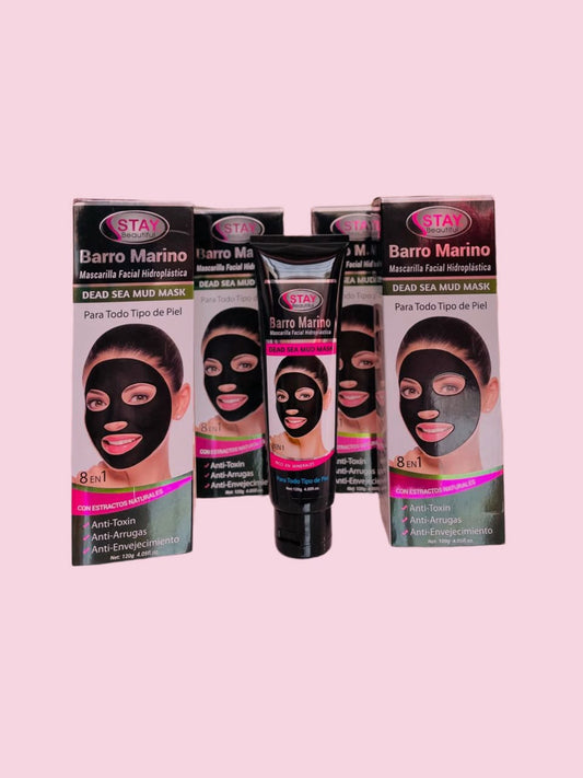 Mascarilla Negra Barro Marino