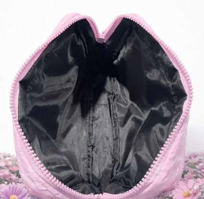 Puff Cosmetic Bag-Pink Beauty Creations