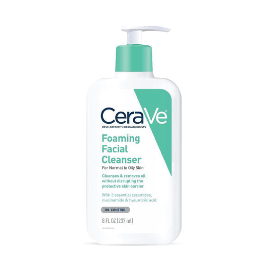 CERAVE - FOAMING FACIAL CLEANSING 8oz